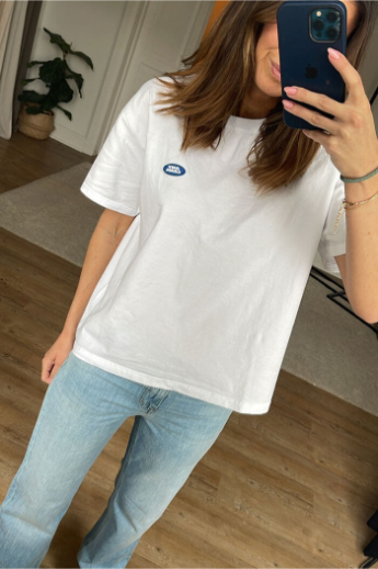 American Vintage, FIZ02AP T-shirt, White
