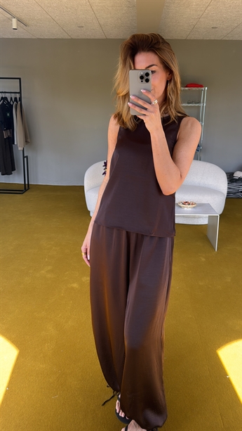 Chili, Super Wide Pants, Seal Brown