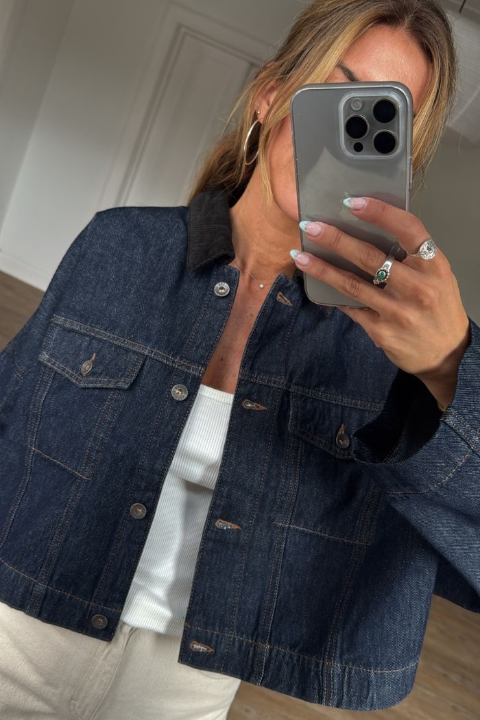 Drykorn, Holbrooks denim jacket, dark blue