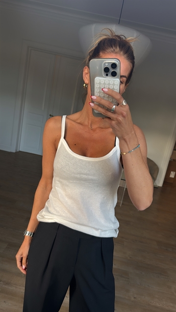 American Vintage, GAMI01B tank top, Off-White