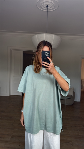Gestuz, Jio Oversize Tee, Sea Green