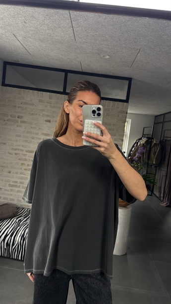 American Vintage, PYM02A Tee, Carbone Vintage