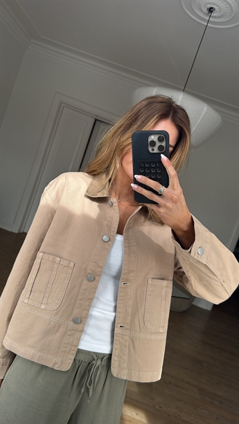 Canvas denim Jacket, Sandhell