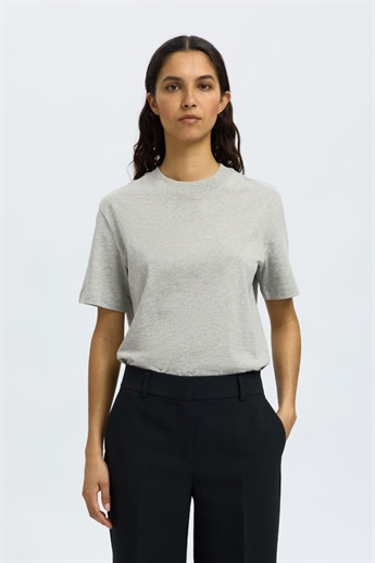 Relax Mock neck tee, Grey