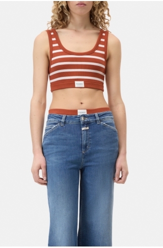 Closed, C90996, BraletteTop, Brick Red