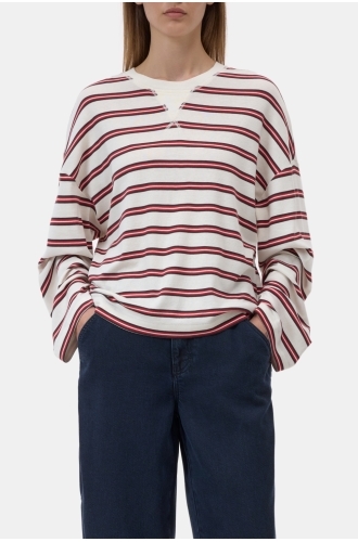 Closed, 95375, Crewneck Tee, Ivory