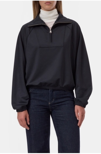 Closed, C95753, Sporty Track Anorak, Black
