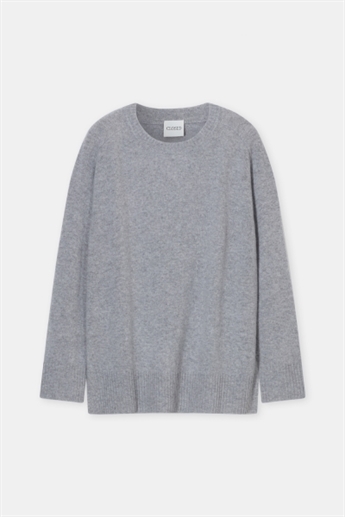 Closed, C96820 Knit, Light Grey Melange