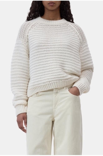 Closed, C96944, Chunky Knit, Ivory