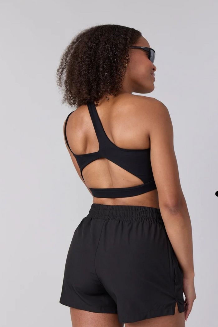 BLK.LAB11 - SHINE SPORTS BRA, BLACK