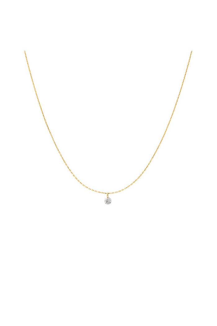 YAB Studio, 0.17 ct Floating Diamond 38 cm, 18K Gold