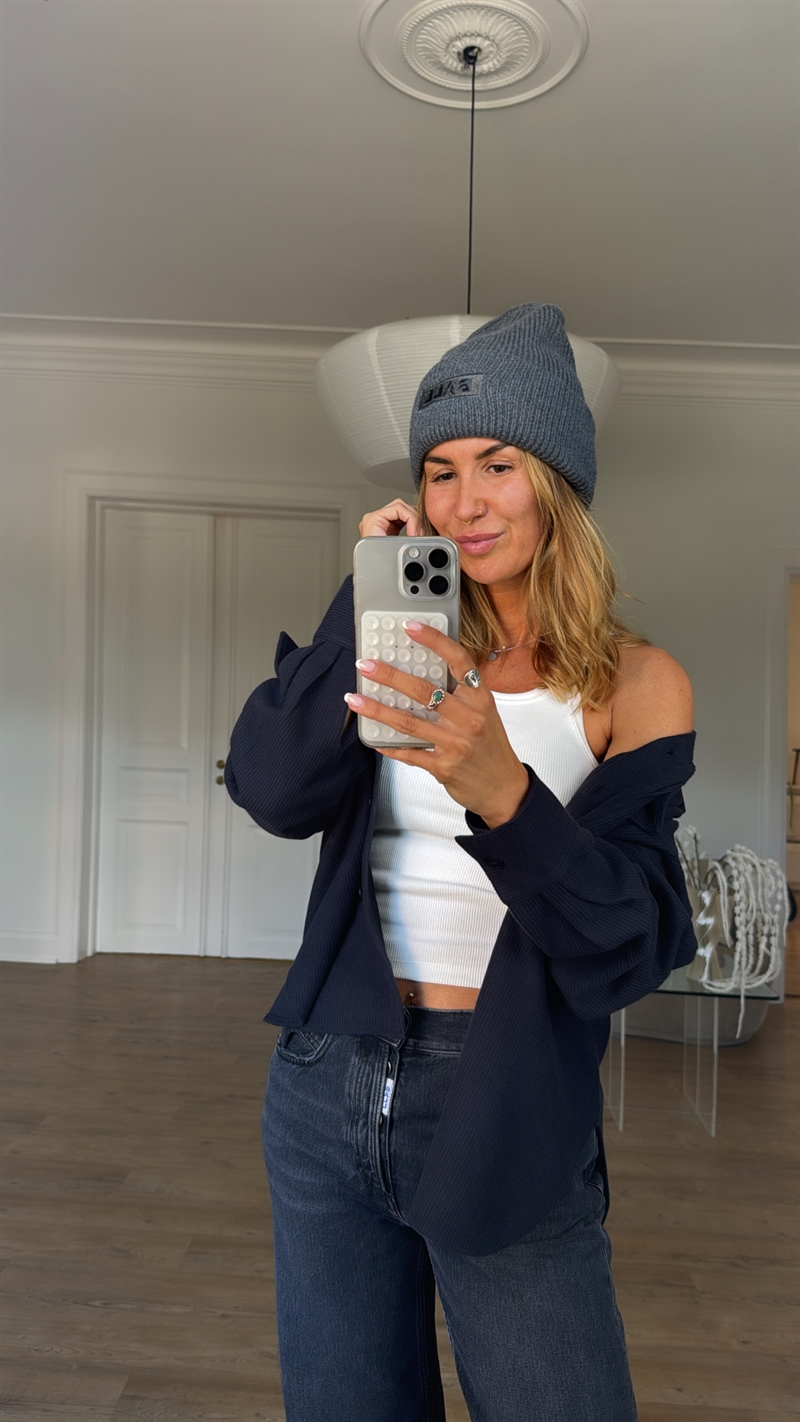 BALL, Romana Beanie, Dark Grey Melange