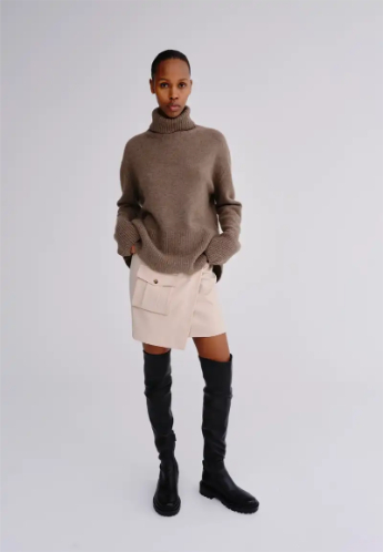 Herskind, Carolina mini skirt, Champagne