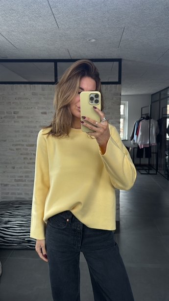 Reya Square Sleeve O-neck, Sunlight