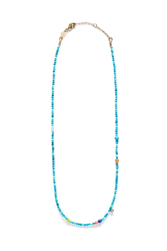 Anni Lu, Dotty necklace, Turquoise