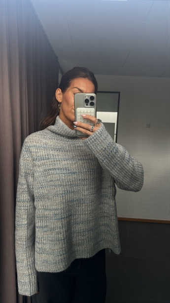 Drykorn - Varisa Knit, Grey/Blue Multi