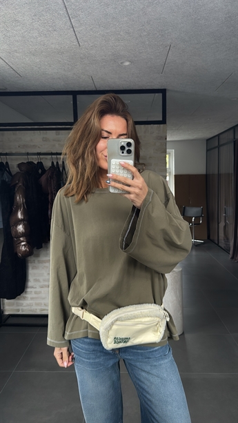 American Vintage, HOK26B, Bum Bag, Ecru