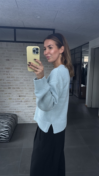 Sina, L/S Pullover, Winter Sky