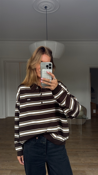 Gestuz, Paige Polo, Mole Dark Brown
