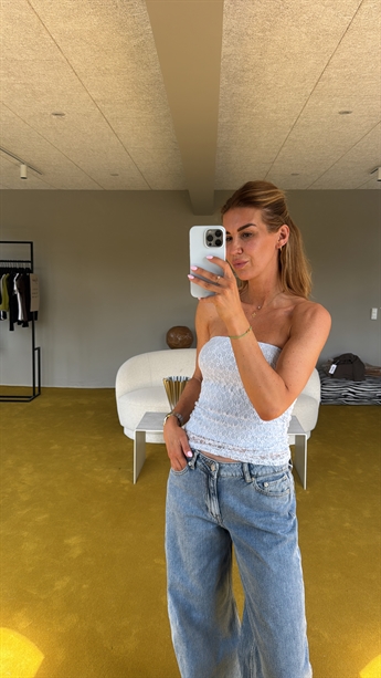 Monica, Lace Tube Top, Skyway