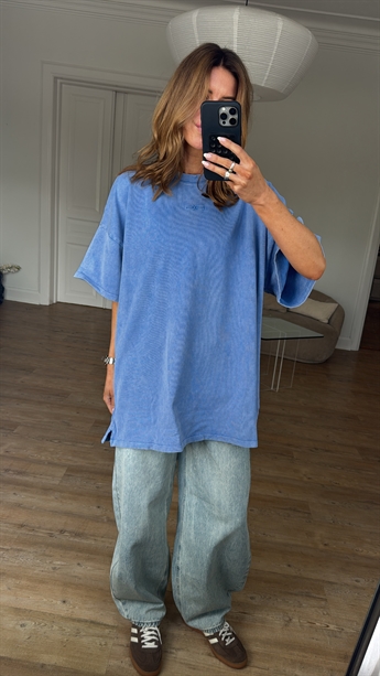 Gestuz, Jio Oversize Tee, Palace Blue