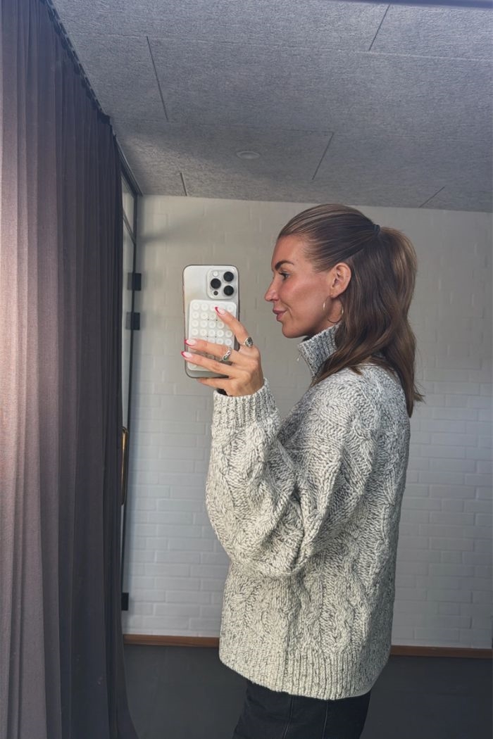 Closed, C96449 Troyer zip cardigan, Shetland