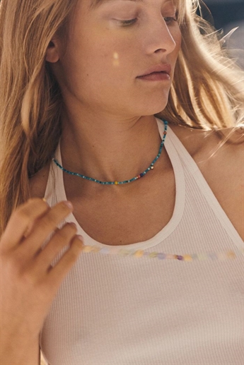 Anni Lu, Dotty necklace, Turquoise