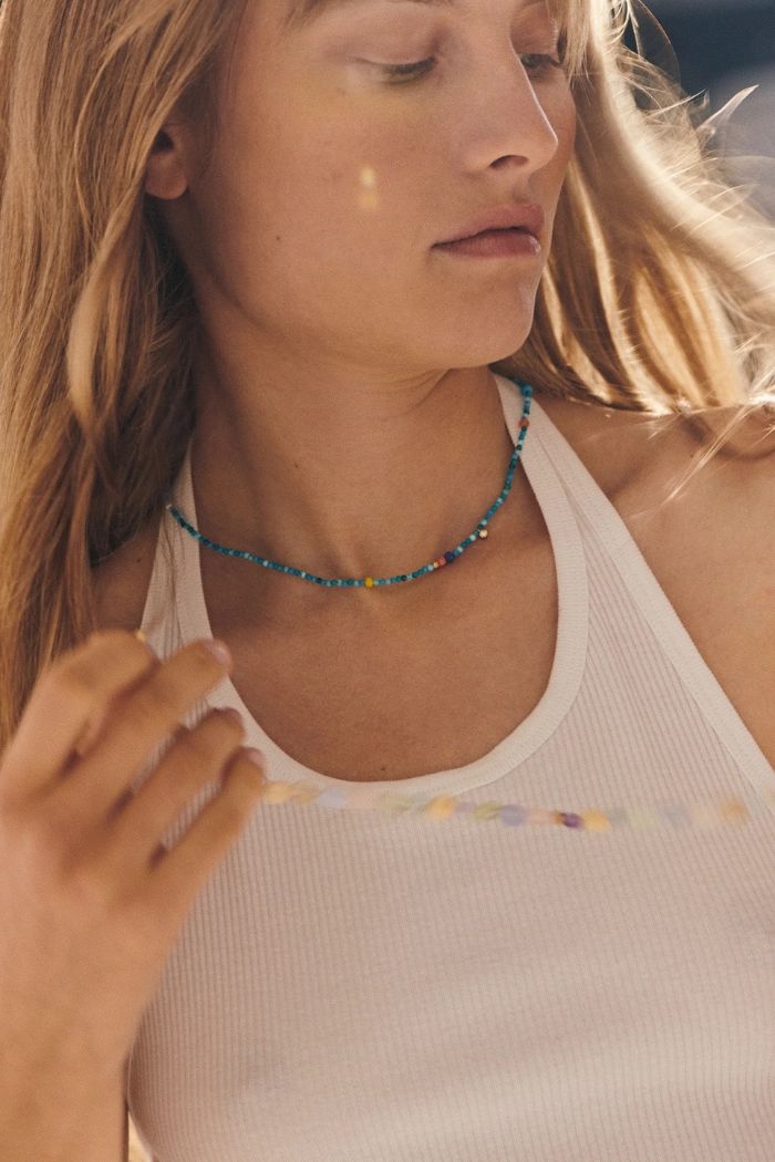 Anni Lu, Dotty necklace, Turquoise
