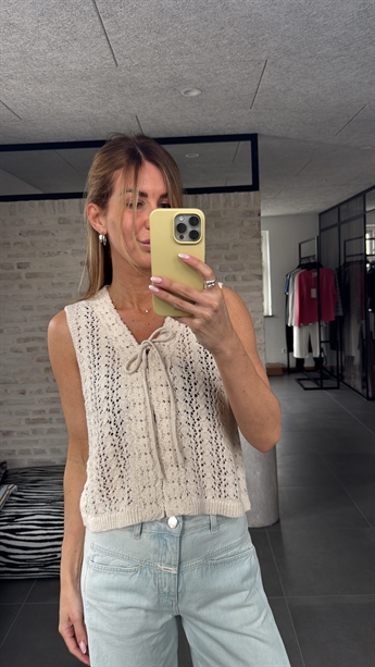 Joline, Knitted Top, Birch