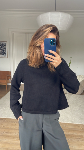 Ba&sh, Mace Turtleneck sweater, Noir