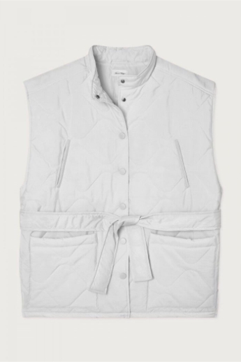 American Vintage, IKI16D, vest, Blanc