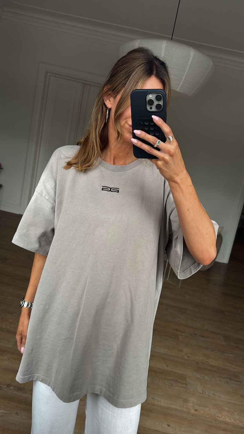 Gestuz, Kilja, Oversized Tee, Ridge Spray Washed