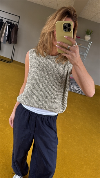 American Vintage, TWI18A, Creme Melange/black