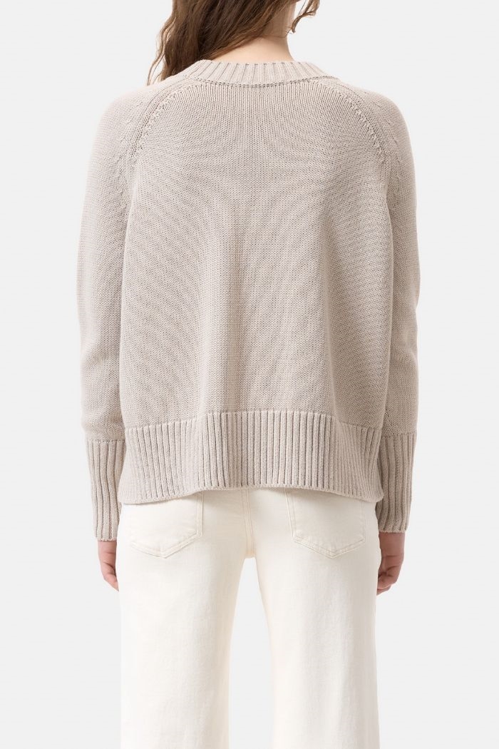 Closed, C96134 Long knit, Soft beige