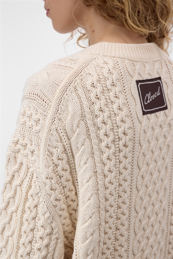 Closed, C96815 Knit, Whipped Cream