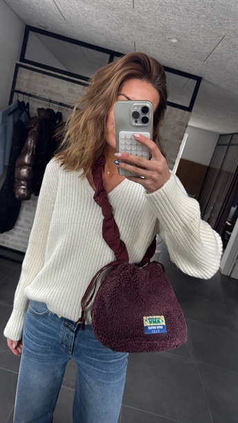 American Vintage, HOK26C, Bucket Bag, Burgundy