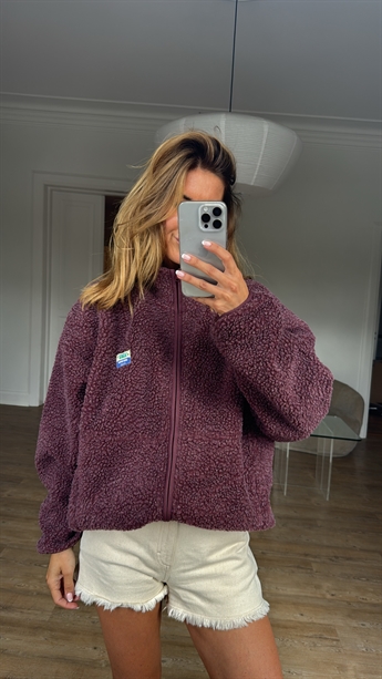 American Vintage, HOK16C Jacket, Burgundy Melange