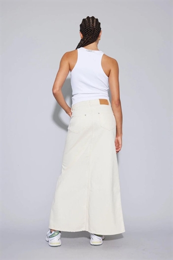 Oval Square, Wonder maxi skirt, Off white