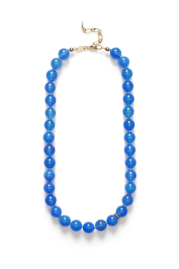 Anni Lu, Ball necklace, Pacific Blue