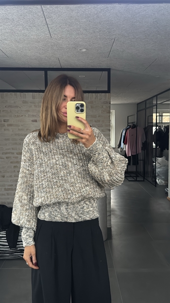 Rouge Edit, Laura Knit, Birch Multi