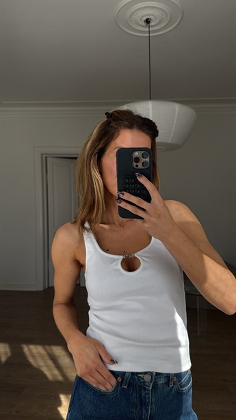 RESUMÉ, Lucy top, White