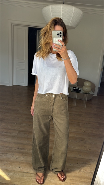 Dr. Denim, Donna Pants, Dust Green Cord