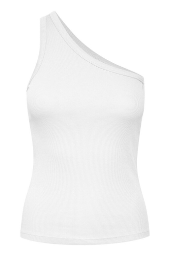 Gestuz, DrewGZ, One shoulder top, White