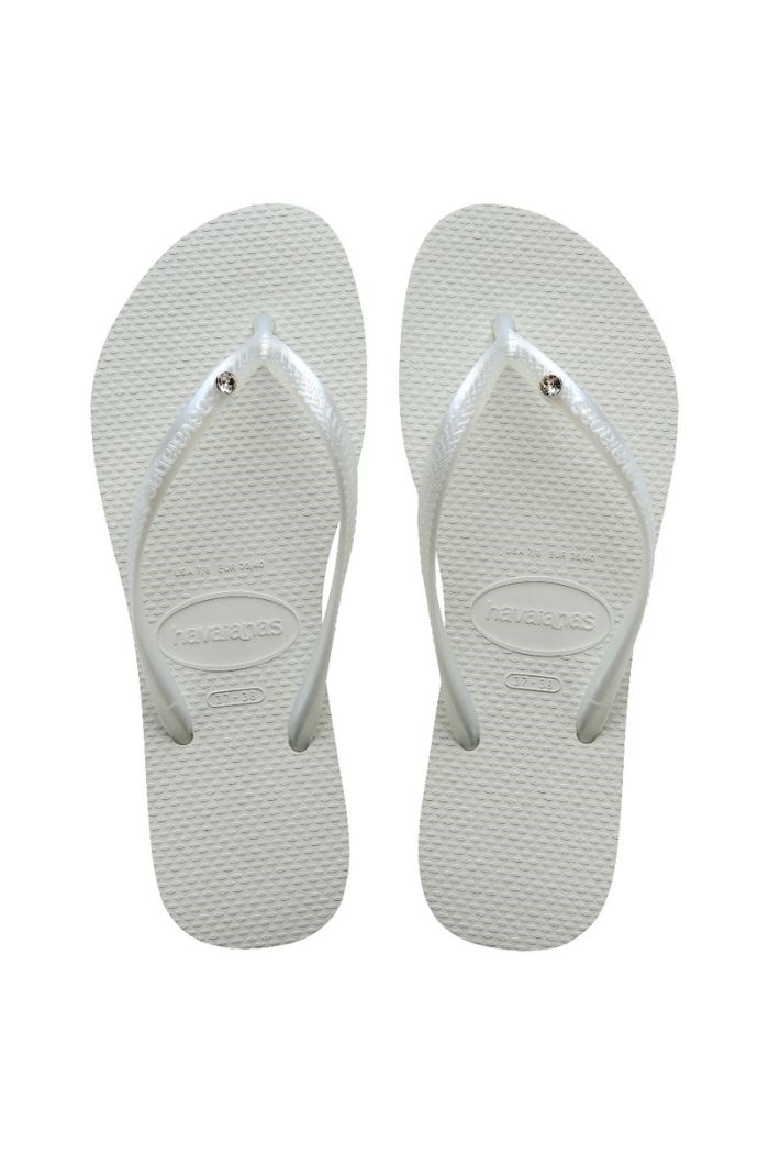 Havaianas, Slim Crystal SW, White