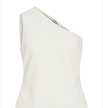 Rouge Edit, Joelle One-shoulder Top, Birch