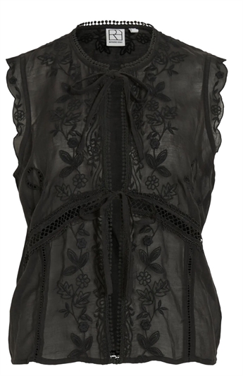 Rouge Edit, Ivy Top, Black