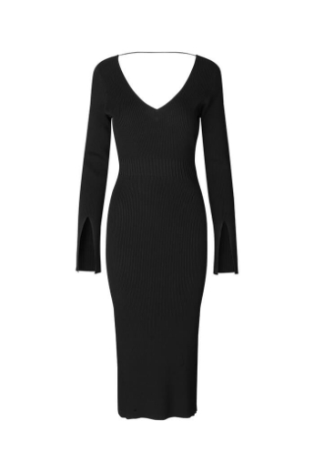 Notes Du Nord, Christine, Knitted dress, Black