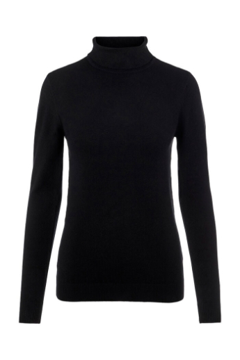 Object, Thess, Rollneck Pullover, Black