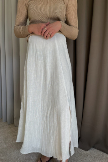 Pomandère, 1170/50774, Skirt, White