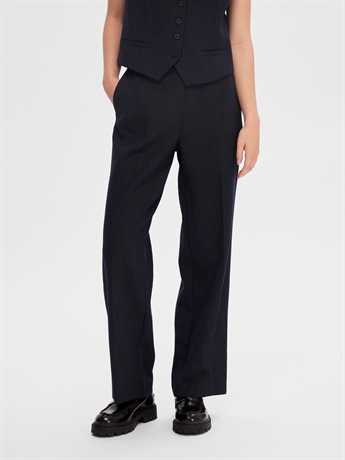 Rita Wide Pants, Dark Sapphire 